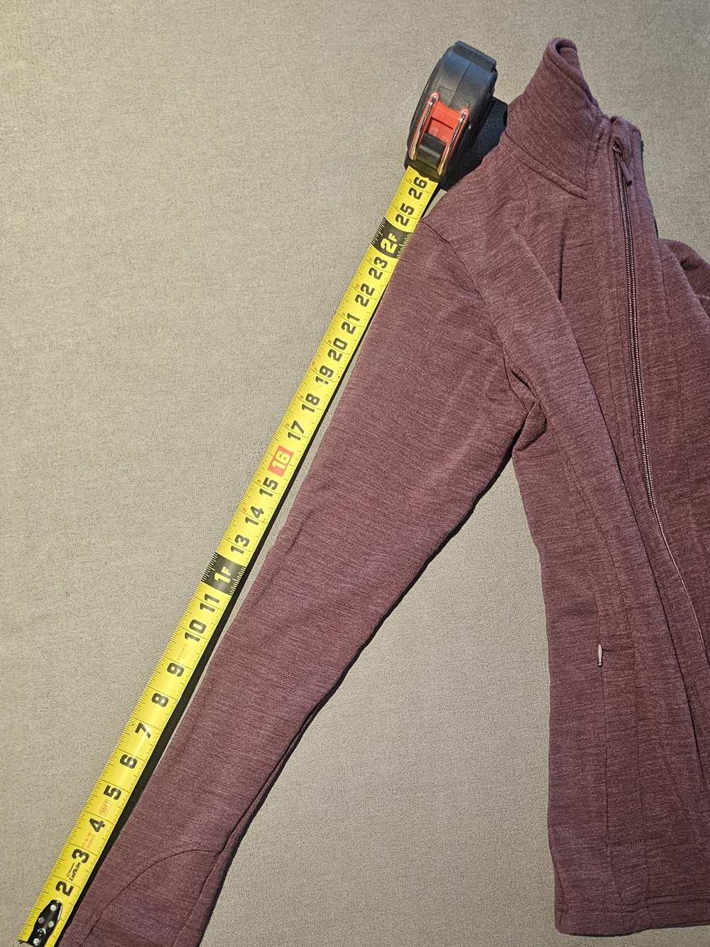 WoolX Finley Merino Wool Zip Up Jacket Womens Small Purple Athletic Lightweight - Picture 13 of 13